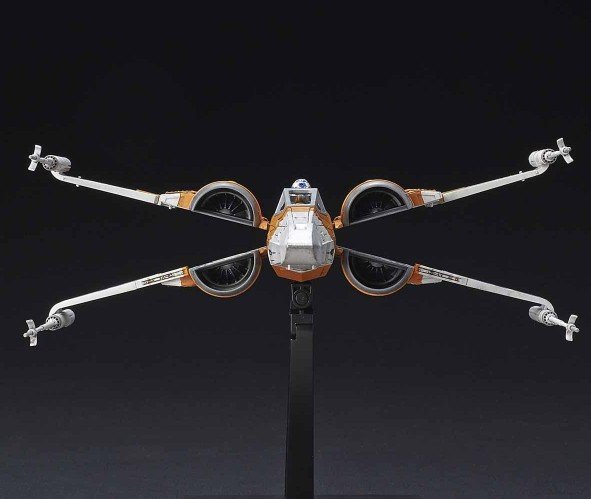 "Star Wars" 1/72 Scale Poe's X-Wing Fighter Plastic Model Kit