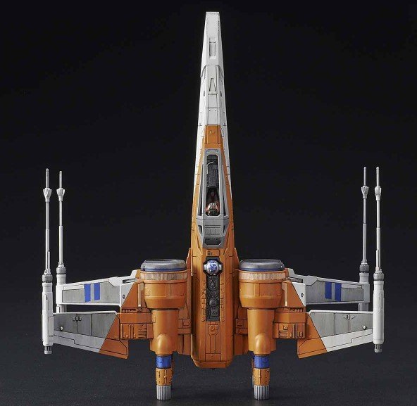 "Star Wars" 1/72 Scale Poe's X-Wing Fighter Plastic Model Kit