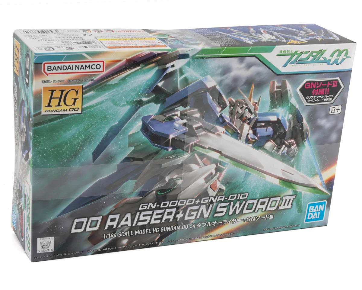 1/144 HG00 00 Raiser + GN Sword III "Gundam 00" Plastic Model Kit