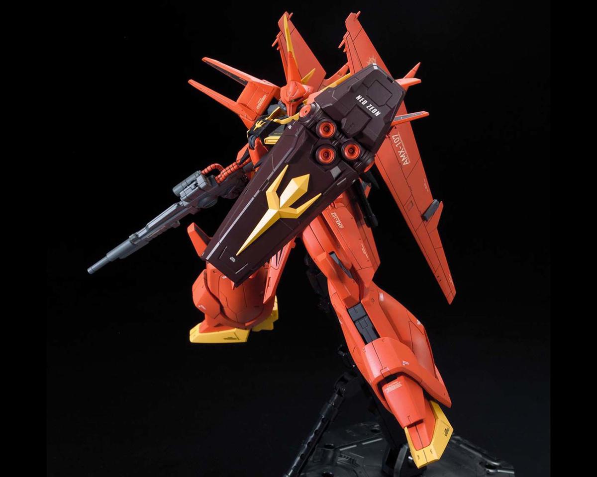 RE/100 AMX-107 Bawoo "Mobile Suit ZZ Gundam" Plastic Model Kit