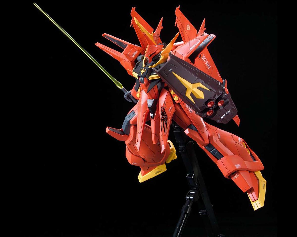 RE/100 AMX-107 Bawoo "Mobile Suit ZZ Gundam" Plastic Model Kit