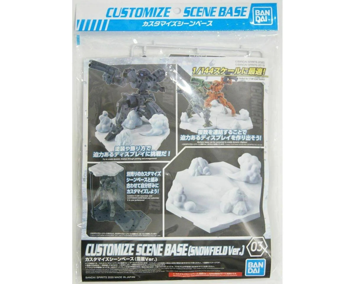 30MM 1/144 Customize Scene Base (Snowfield Ver.)