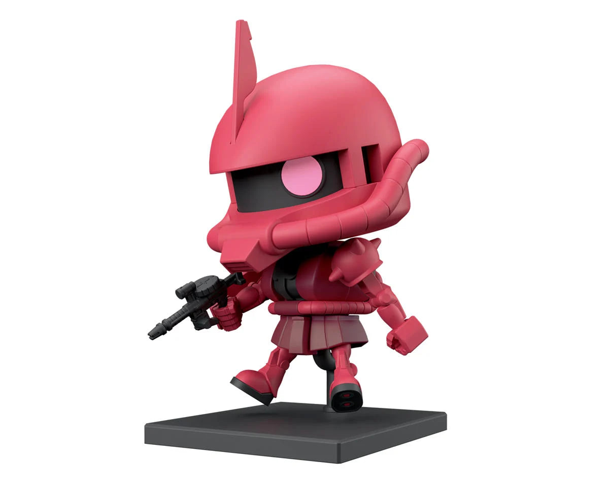 Gunpla-Kun Char's Zaku-Kun DX "Mobile Suit Gundam" (w/Runner Version Recreation Parts) Plastic Model Kit