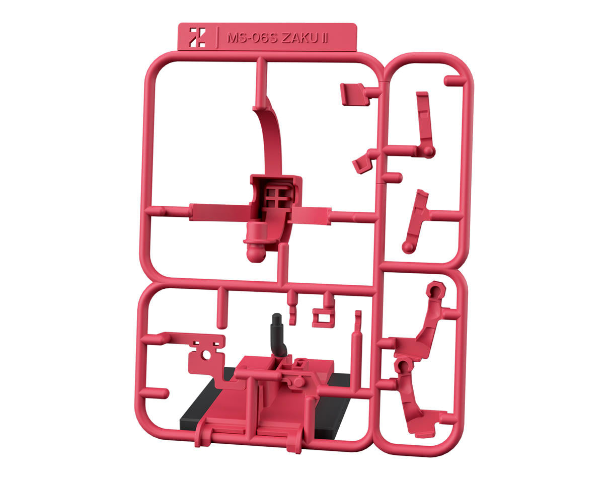 Gunpla-Kun Char's Zaku-Kun DX "Mobile Suit Gundam" (w/Runner Version Recreation Parts) Plastic Model Kit