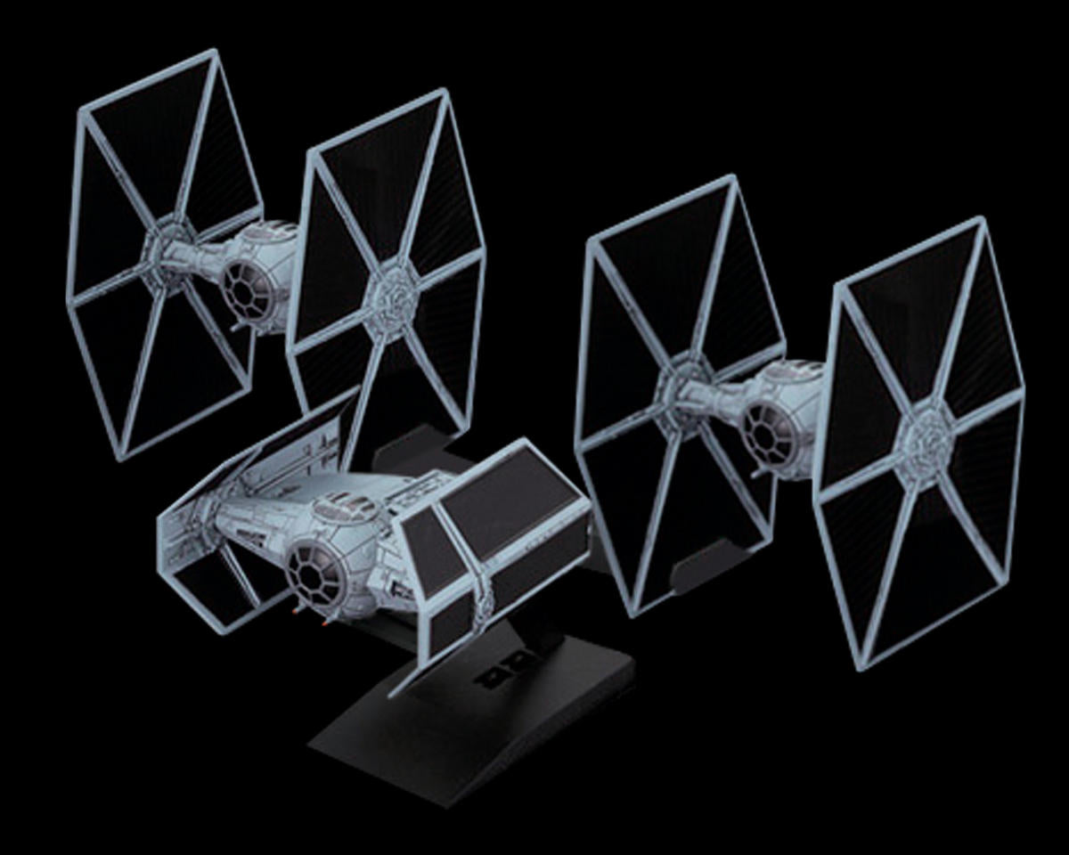 Star Wars: A New Hope Trench Run X-Wing & TIE Fighter Plastic Model Kit