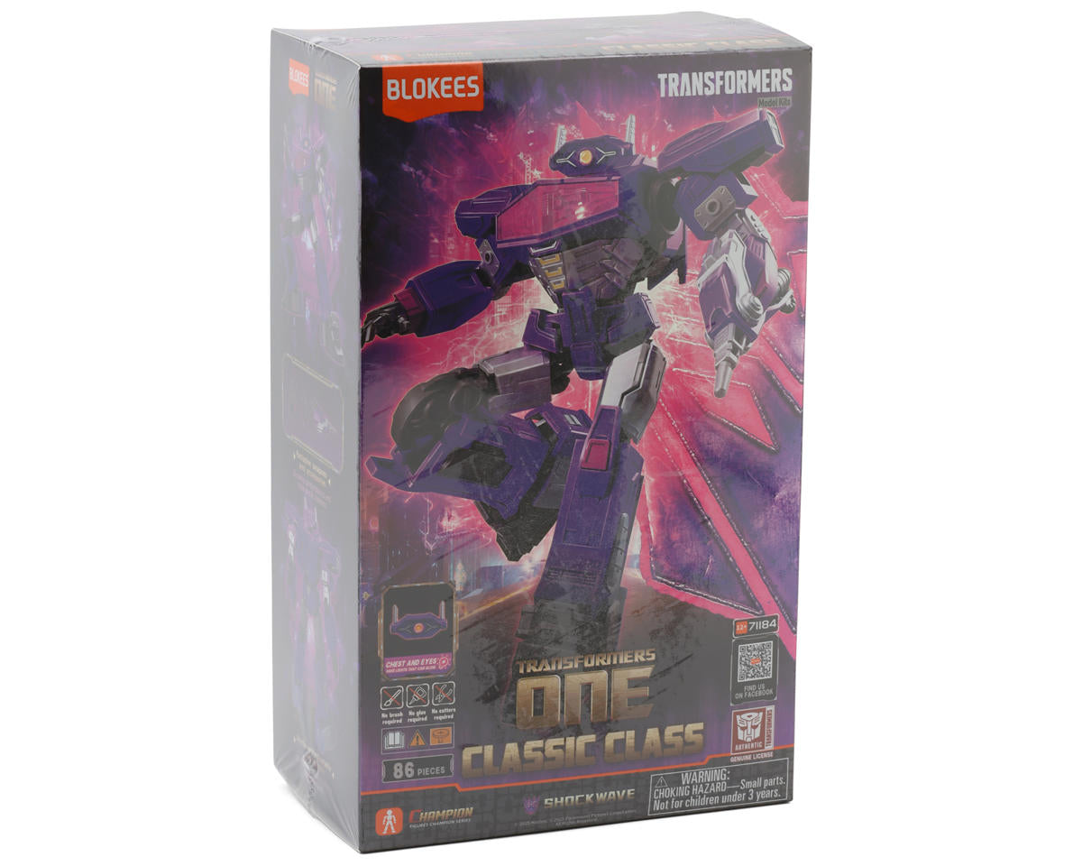 Transformers Classic Class 18 Shockwave Plastic Model Kit (Transformers One)