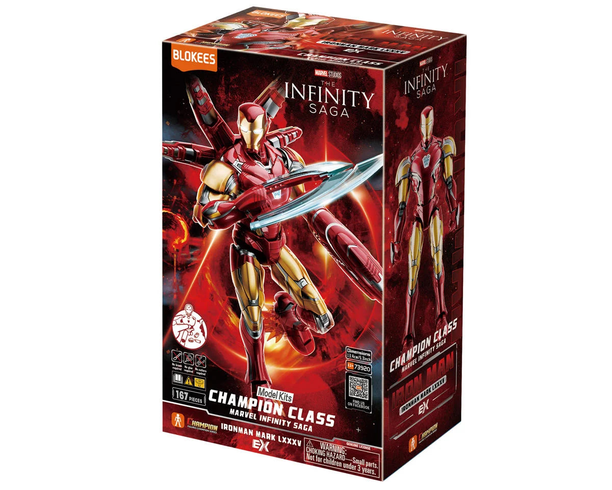 Marvel Champion Class 01 Iron Man MK85 EX Plastic Model Kit (Infinity Saga) (EX Edition)