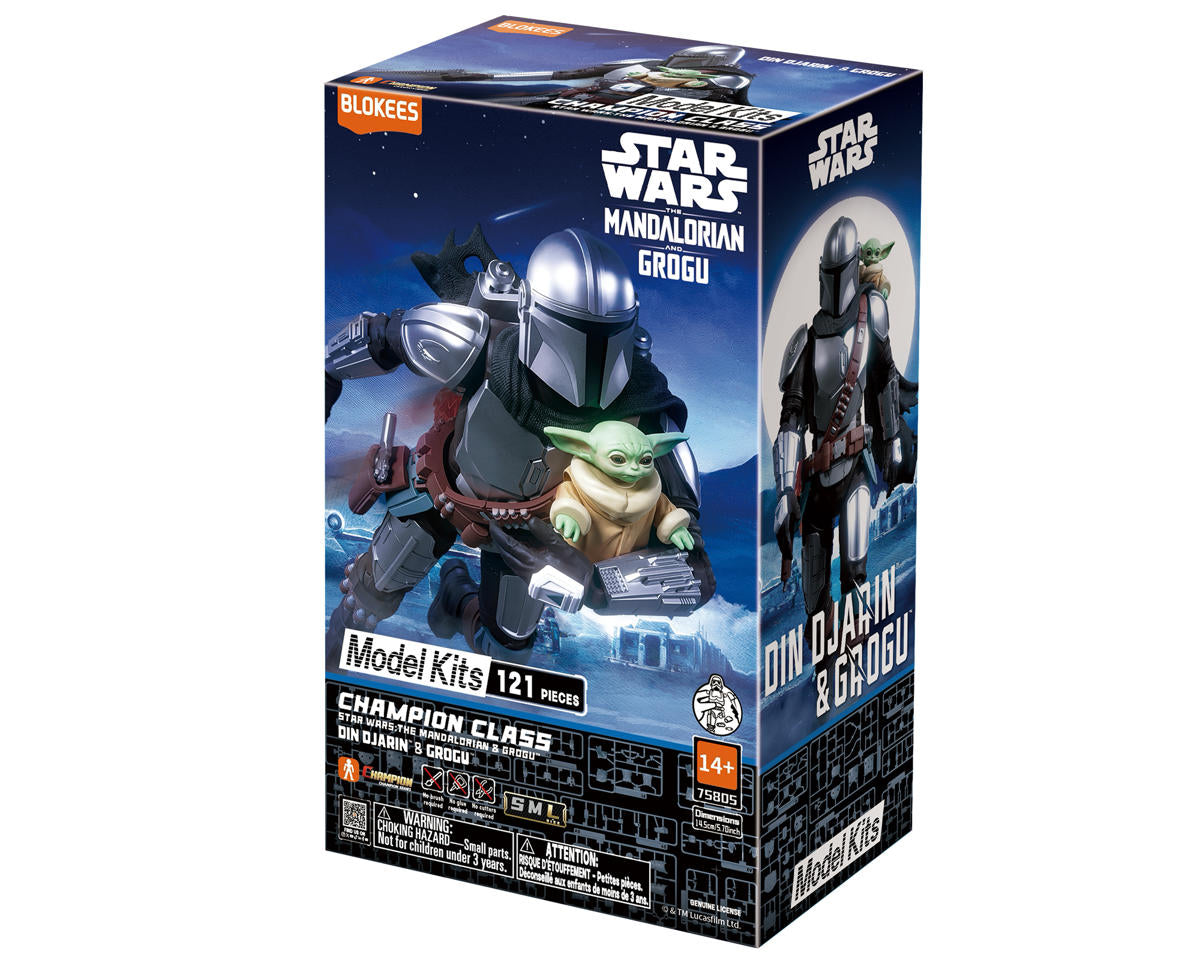 Champion Class Star Wars: The Mandalorian & Grogu™ Din Djarin™ & Grogu™ Plastic Model Kit