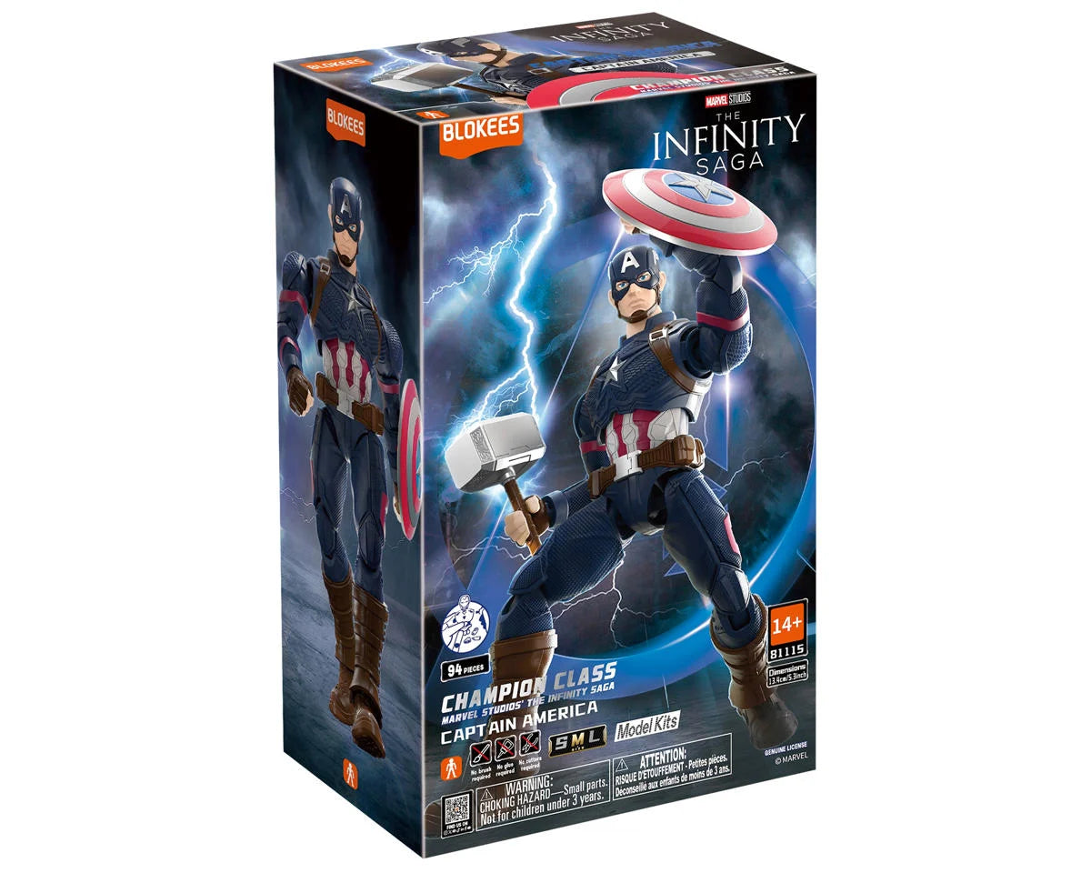 Marvel Champion Class 03 Captain America Plastic Model Kit (Infinity Saga)