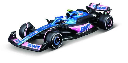 Bburago 1/43 Race BWT Alpine F1 Team A523 (2023) w/ driver (Gasly #10)