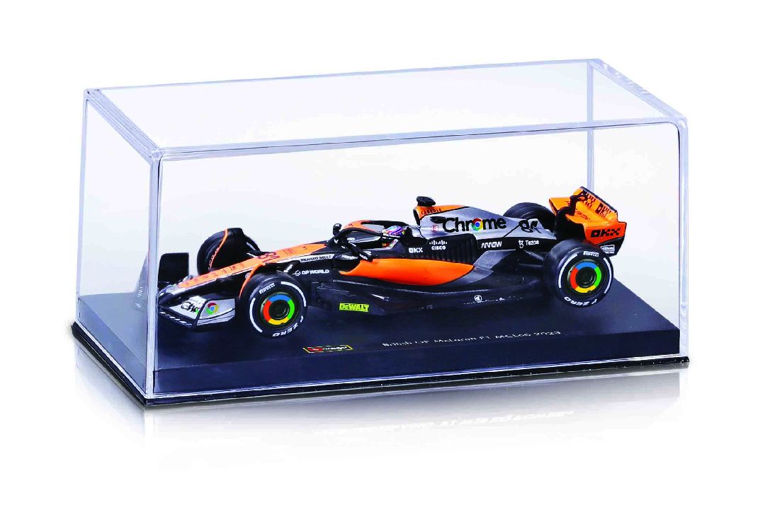 Bburago 1/43 Race McLaren Racing MCL60 (2023) w/ driver (Norris #4)