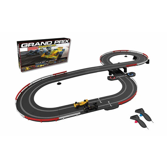 Scalextric 1980s Grand Prix Race Set w/Lotus 98T & Lotus 99T Cars