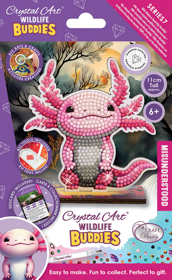 Crystal Art Buddies: Axolotl