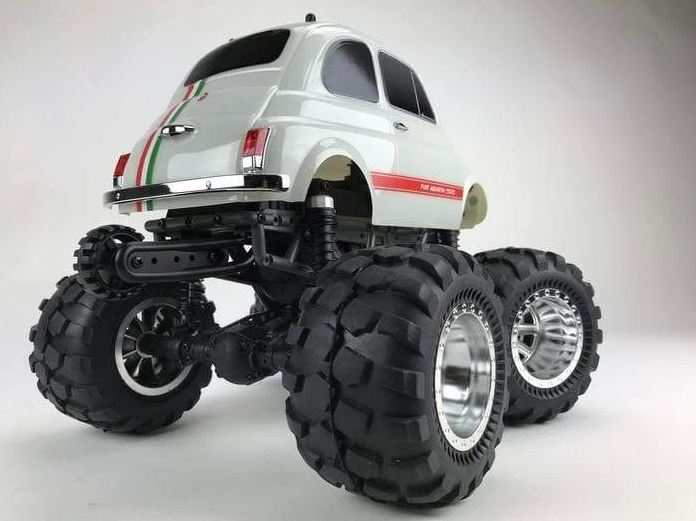 Fiat Abarth 595 1/12 Scale 2wd RTR Monster Truck