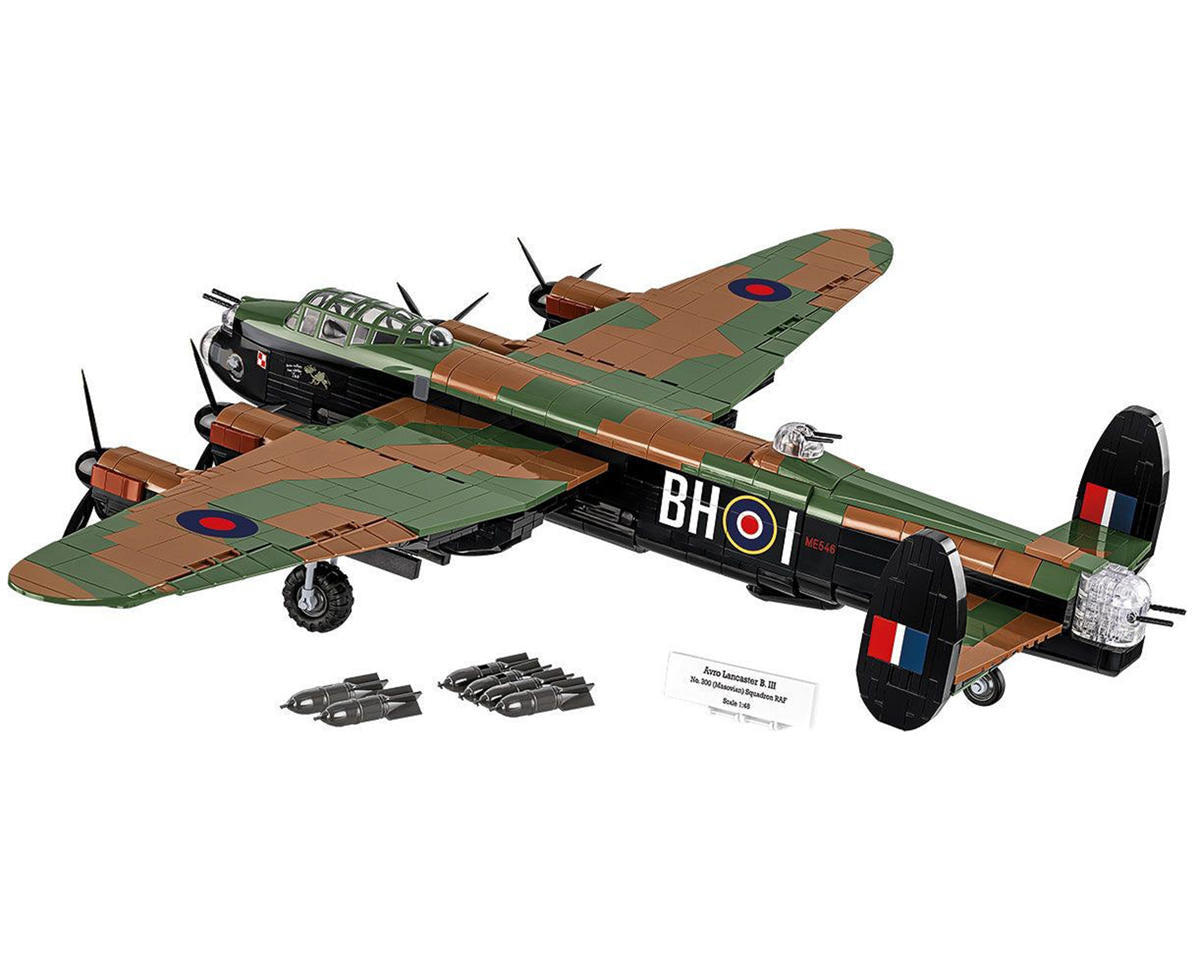 WWII 1/48 Avro Lancaster B. III Block Model Kit (1,595 Pieces)