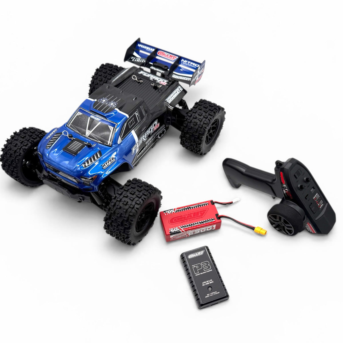 Furago XD 4WD 2S Small Scale Monster Truck - Blue