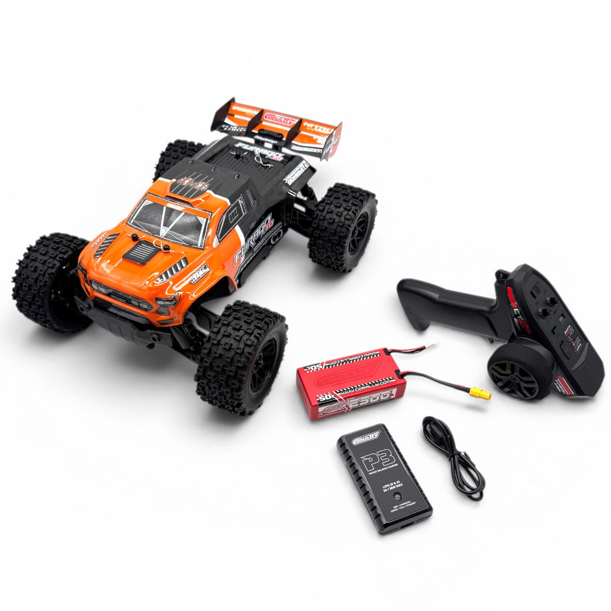 Furago XD 4WD 2S Small Scale Monster Truck - Orange