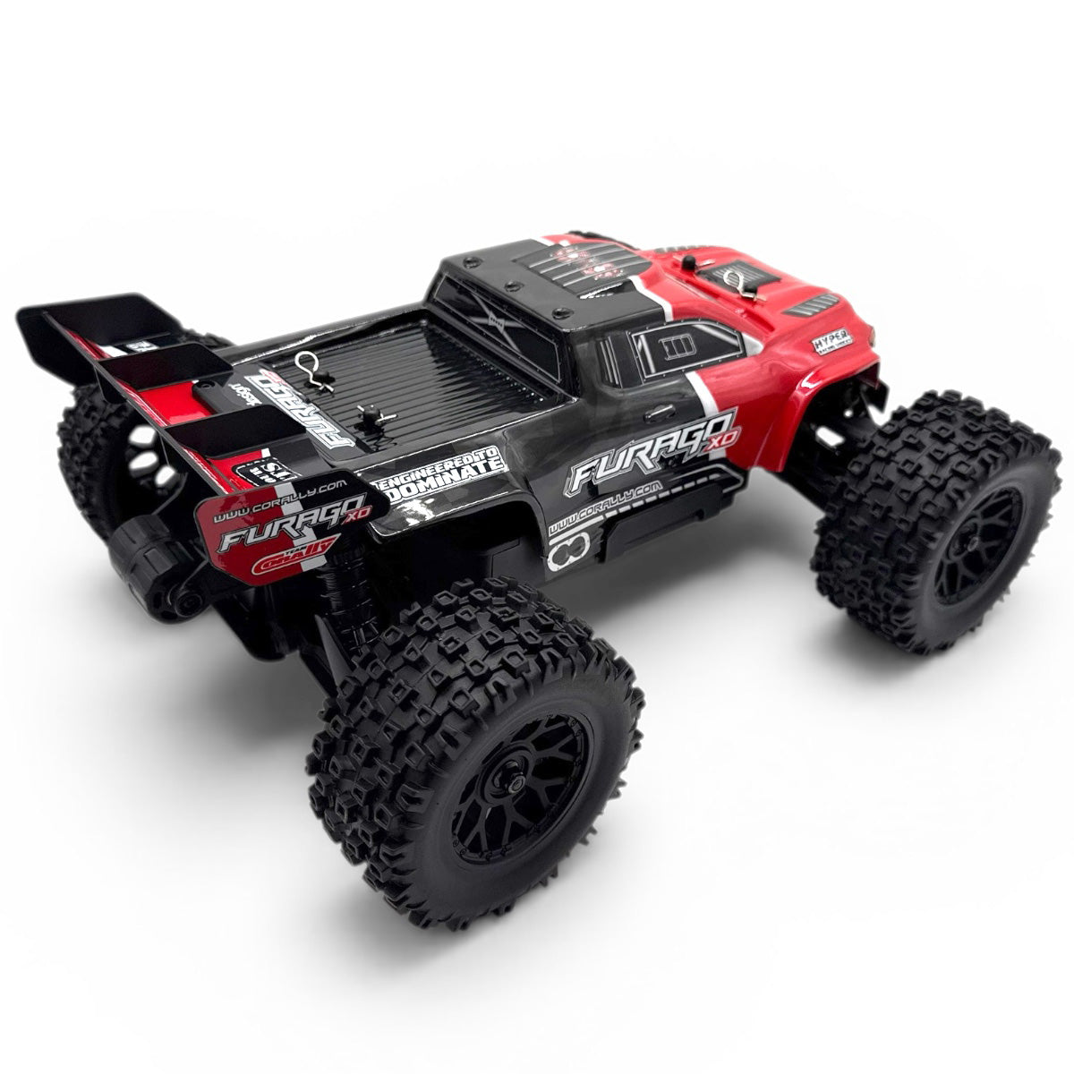 Furago XD 4WD 2S Small Scale Monster Truck - Red