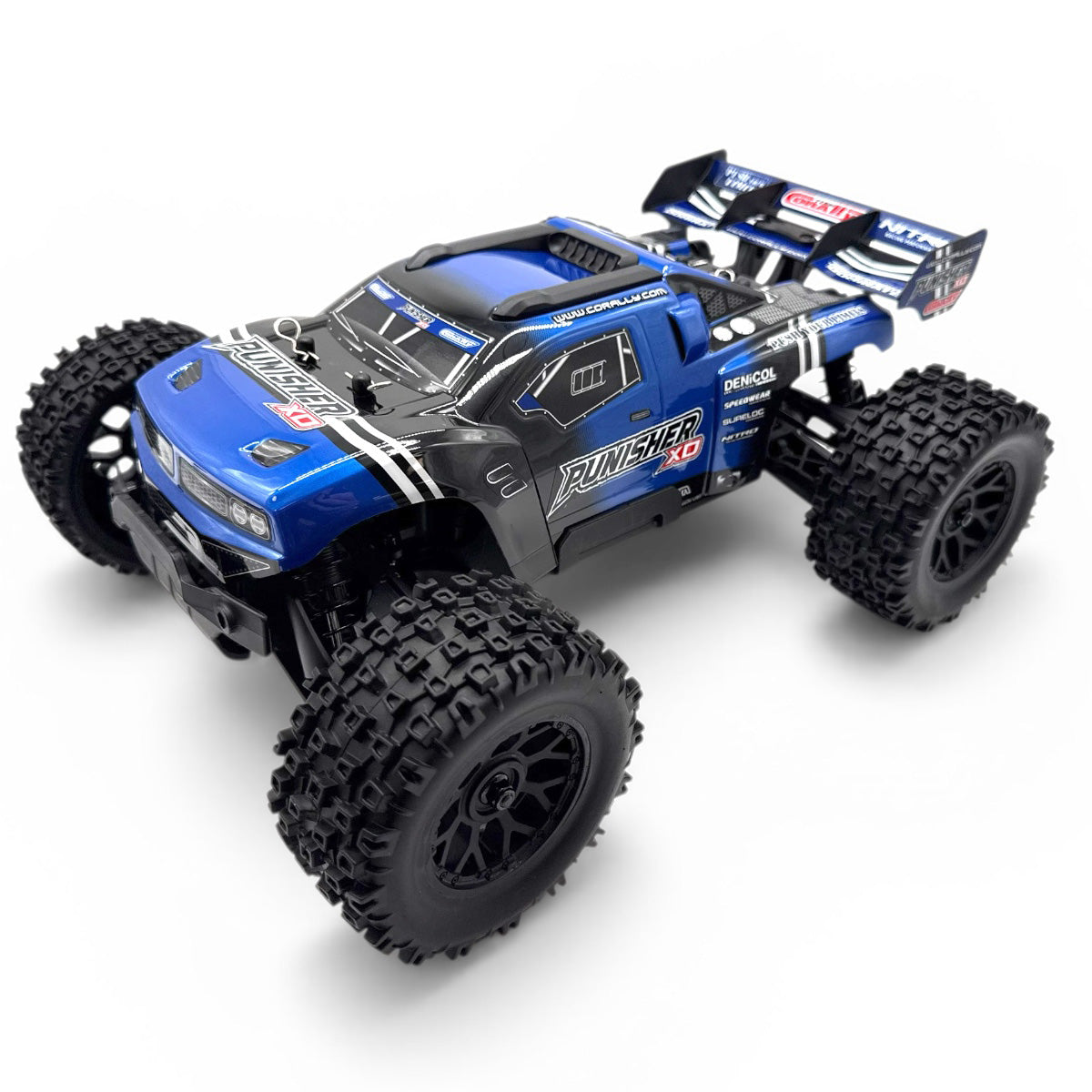 Punisher XD 4WD 2S Small Scale Monster Truck - Blue