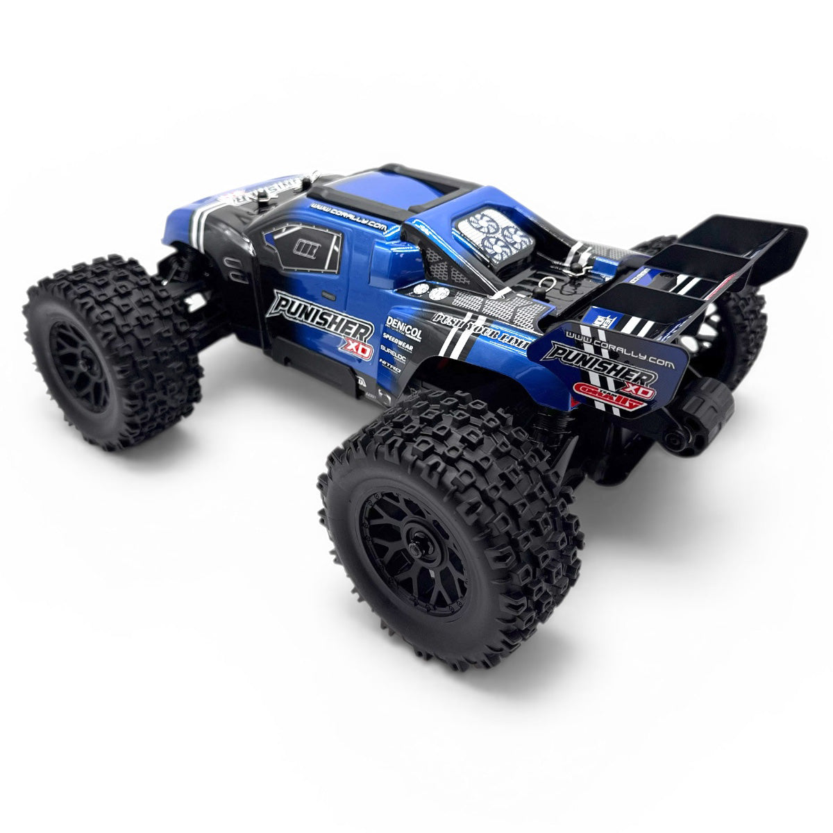 Punisher XD 4WD 2S Small Scale Monster Truck - Blue