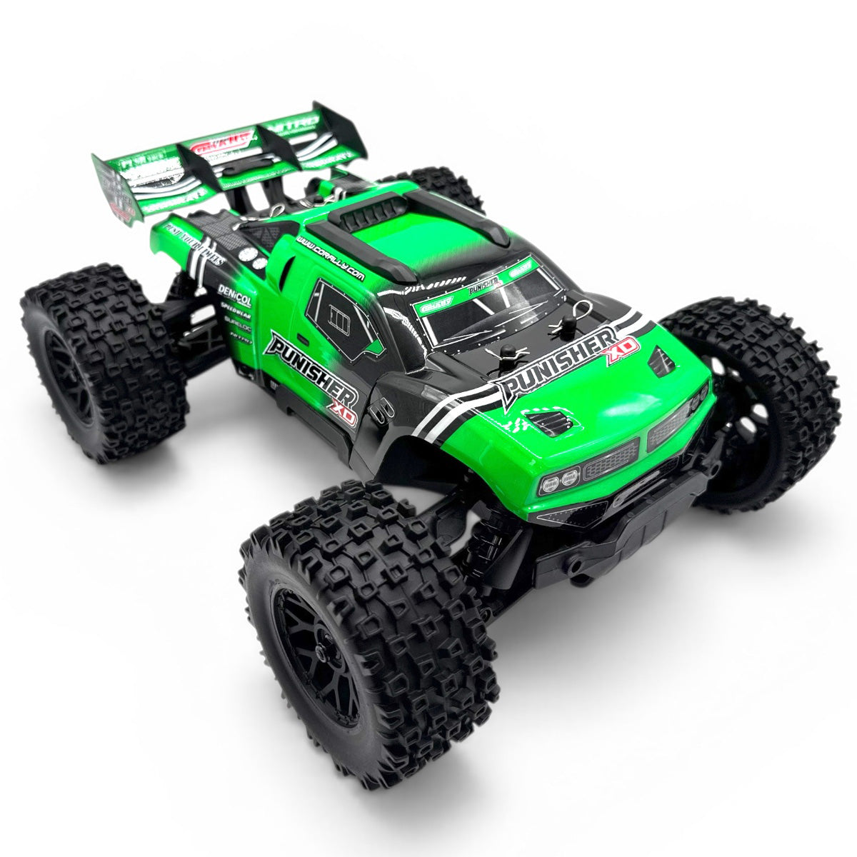 Punisher XD 4WD 2S Small Scale Monster Truck - Green