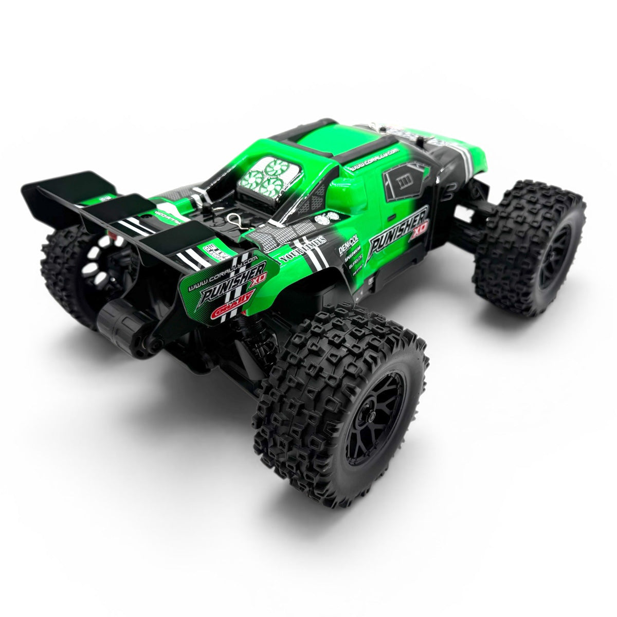 Punisher XD 4WD 2S Small Scale Monster Truck - Green
