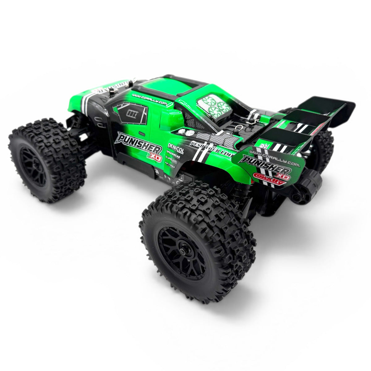 Punisher XD 4WD 2S Small Scale Monster Truck - Green