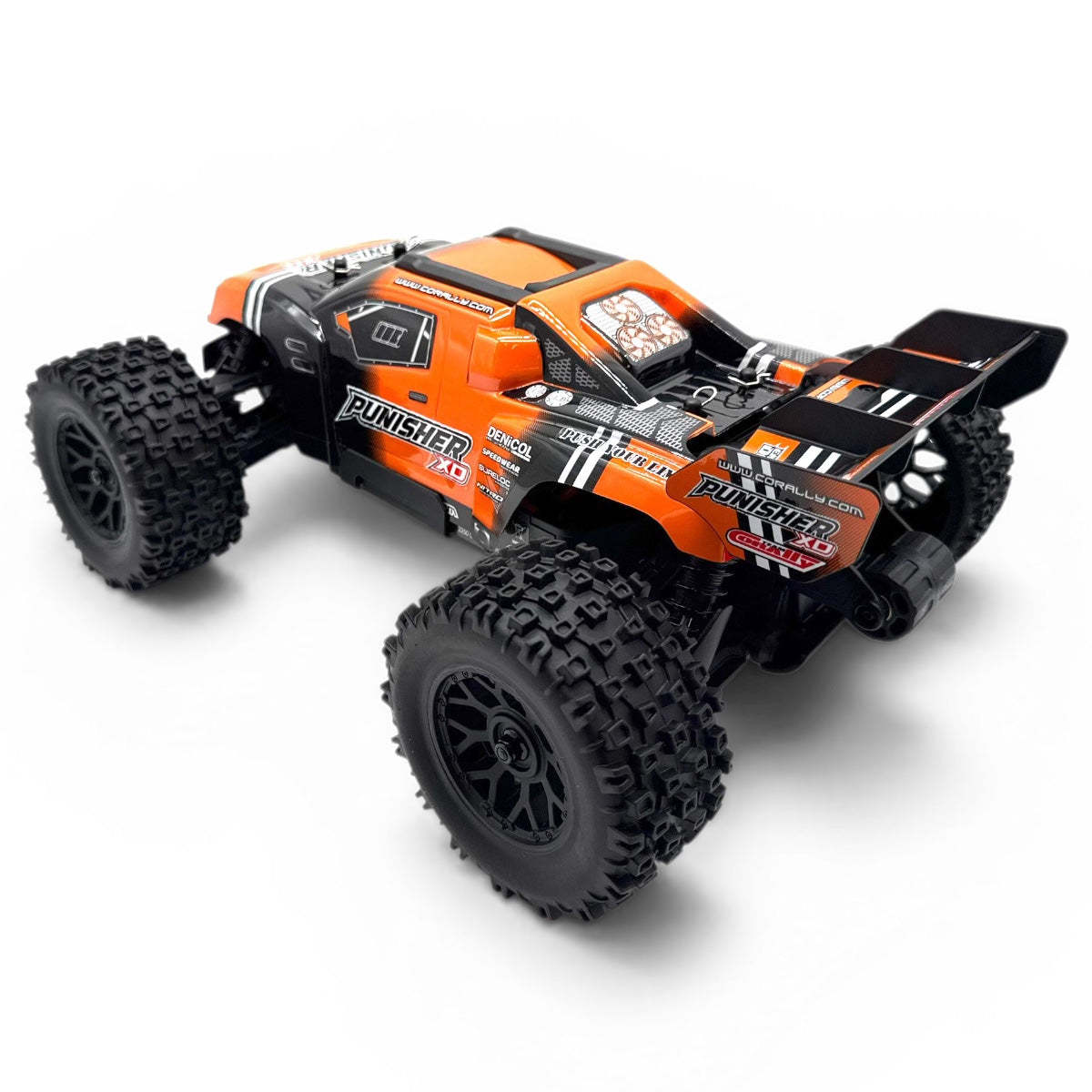 Punisher XD 4WD 2S Small Scale Monster Truck - Orange