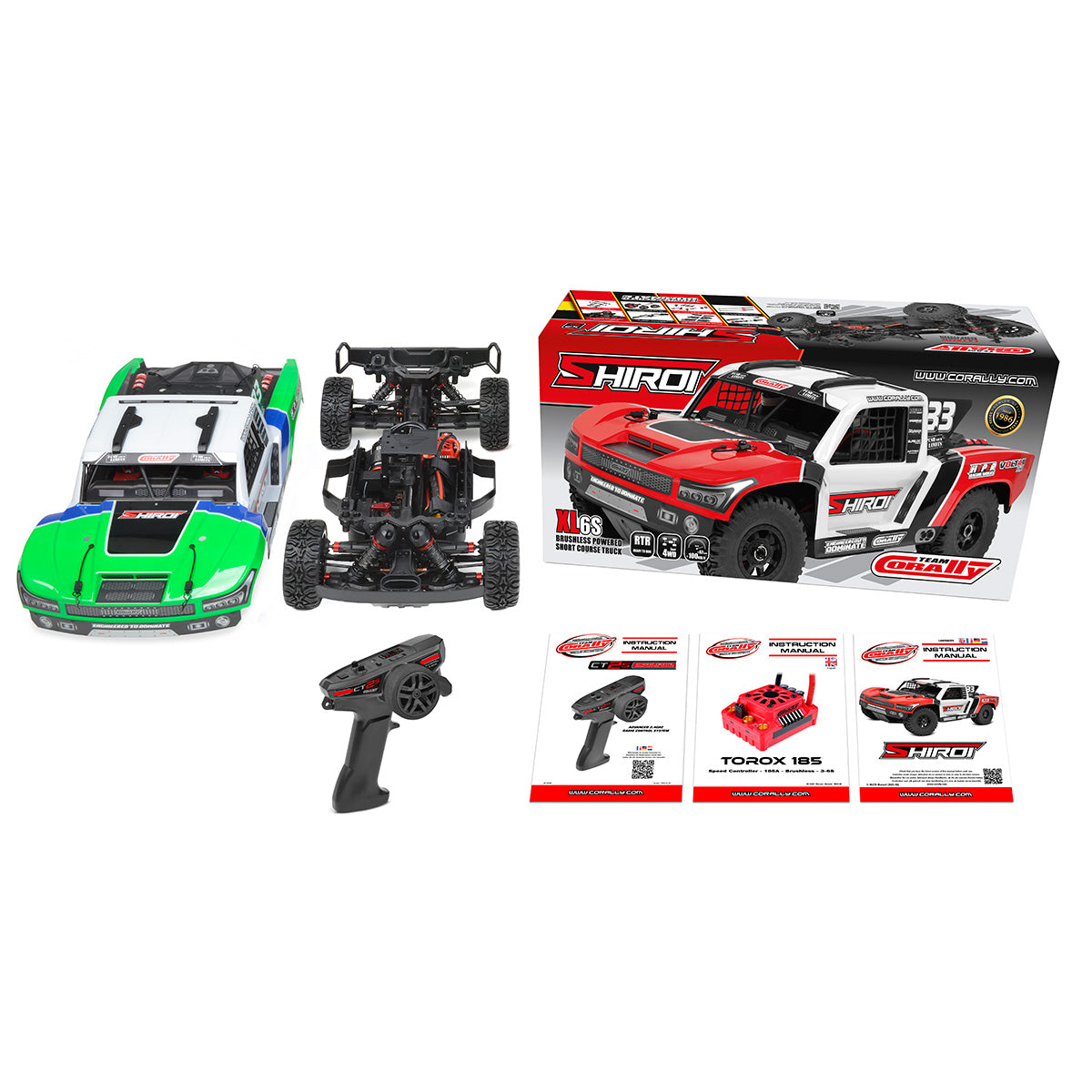 Shiroi XP6 1/8 6S Short Course Truck, RTR Version, Green PREORDER NOW