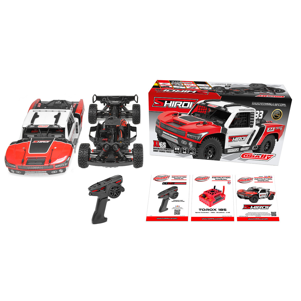 Shiroi XP6 1/8 6S Short Course Truck, RTR Version, Red PREORDER NOW