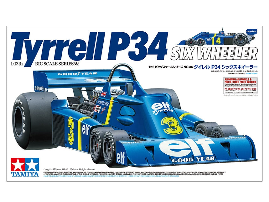 R' 1/12 TYRRELL P34 W/PE PARTS
