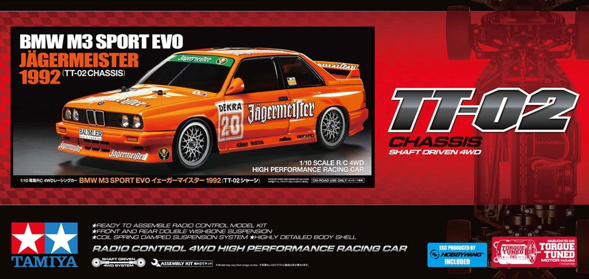 BMW M3 Sport EVO Jägermeister 92' (TT-02) TAM58760