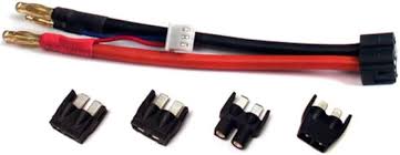 4mm Bullet Plugs to Universal Plug for 2S 7.4v LiPO Batteries