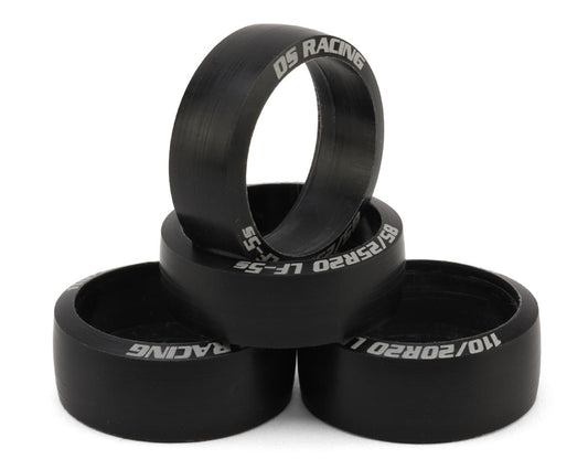 DS Racing Mini-Z Low Profile 8.5mm Front & 11mm Rear Drift Tires (4) (20mm) (LF-5S)