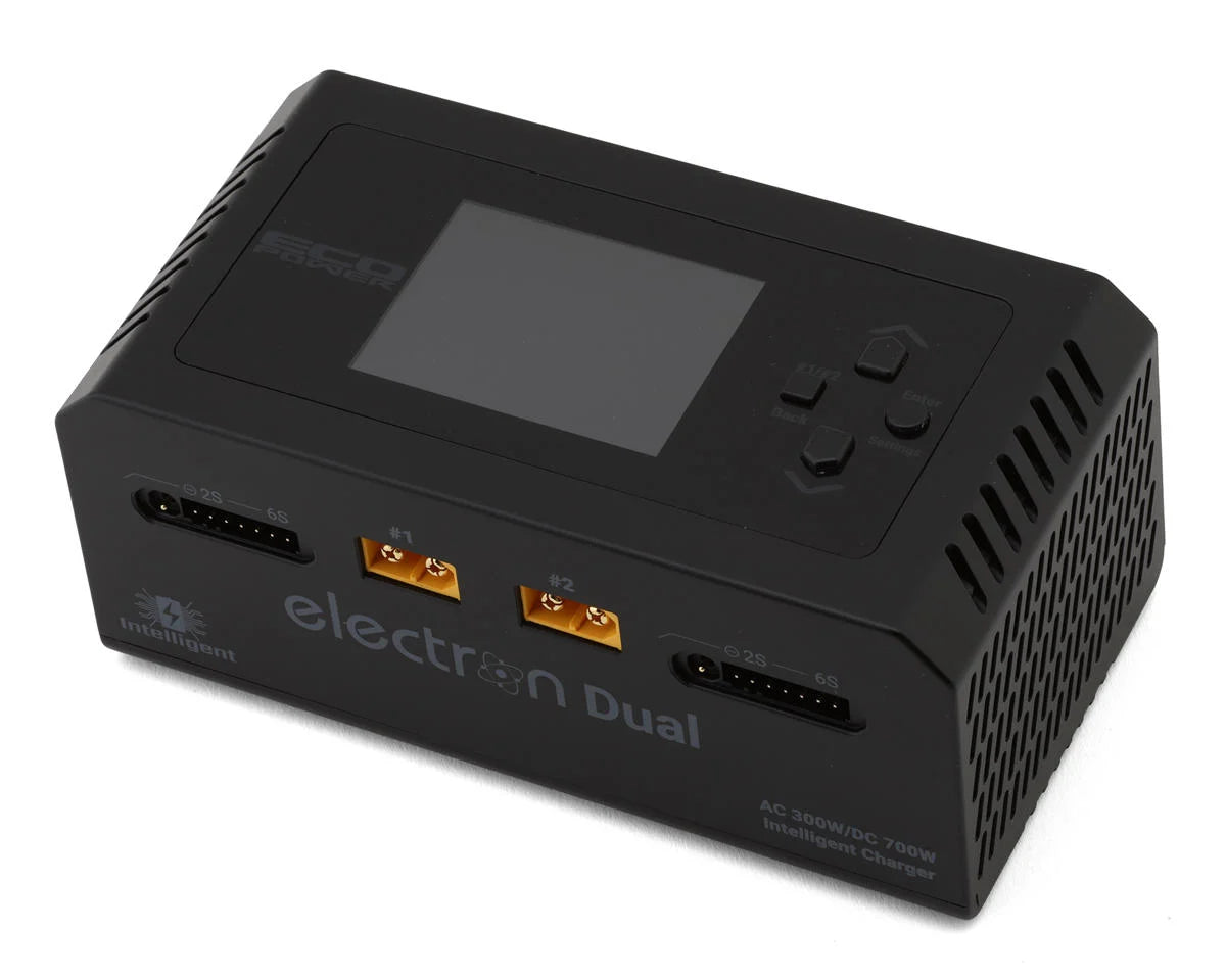 Electron Dual Intelligent LiPo/LiHV/LiFe AC/DC Charger (6S/16A) (AC-300W) (DC-350W x2)