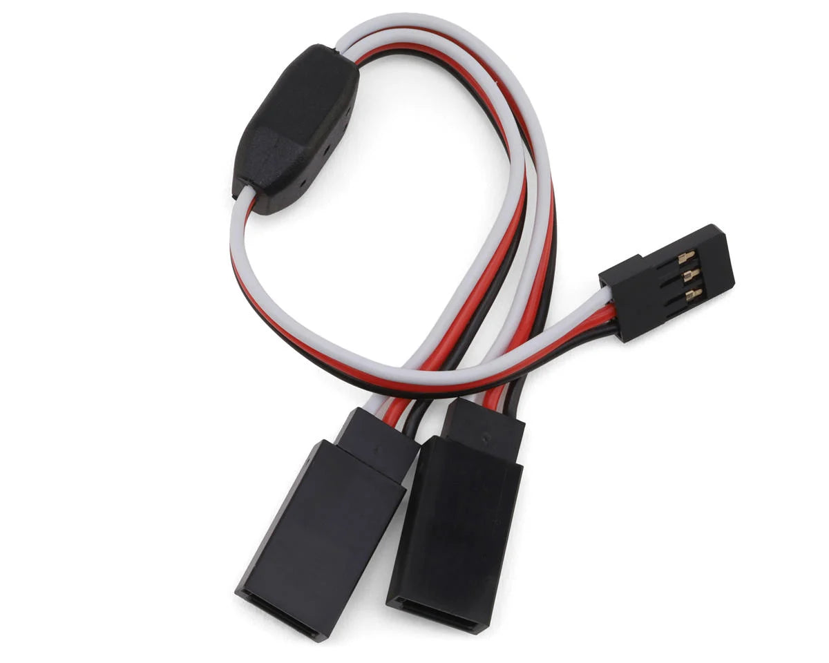 Heavy Duty 15cm Universal Servo Y Extension Lead (1 Male/2 Female)