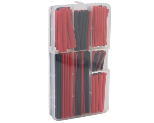 Heat Shrink Tubes w/Plastic Case (Black & Red) (150 pieces)