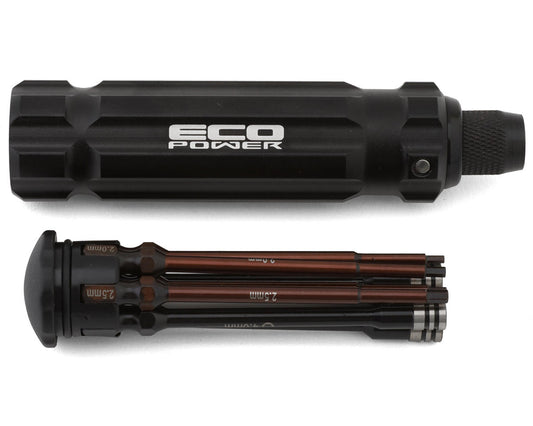 EcoPower 7 Piece 1/4" Hex & Nut Driver Set (.050", 1.5, 2.0, 2.5mm Hex & 4.0, 5.5, 7mm Nut Driver)
