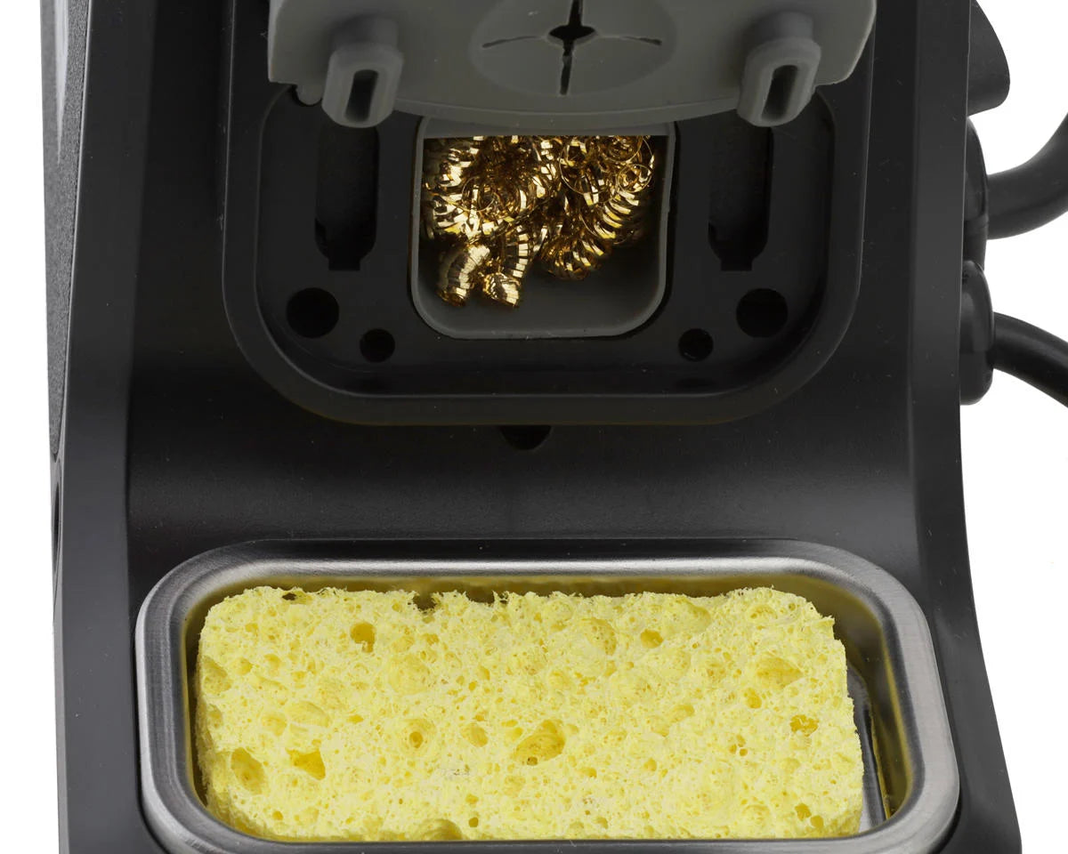 80W Adjustable Temperature Digital Soldering Station w/Alligator Clip Support Arms