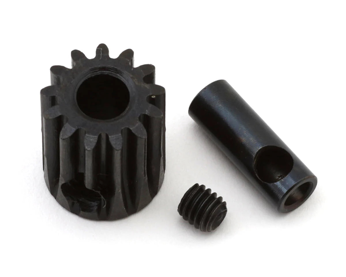 Steel 32P Pinion Gear (Mod .8) (5mm Bore) (13T) w/3.17mm Reducer Sleeve