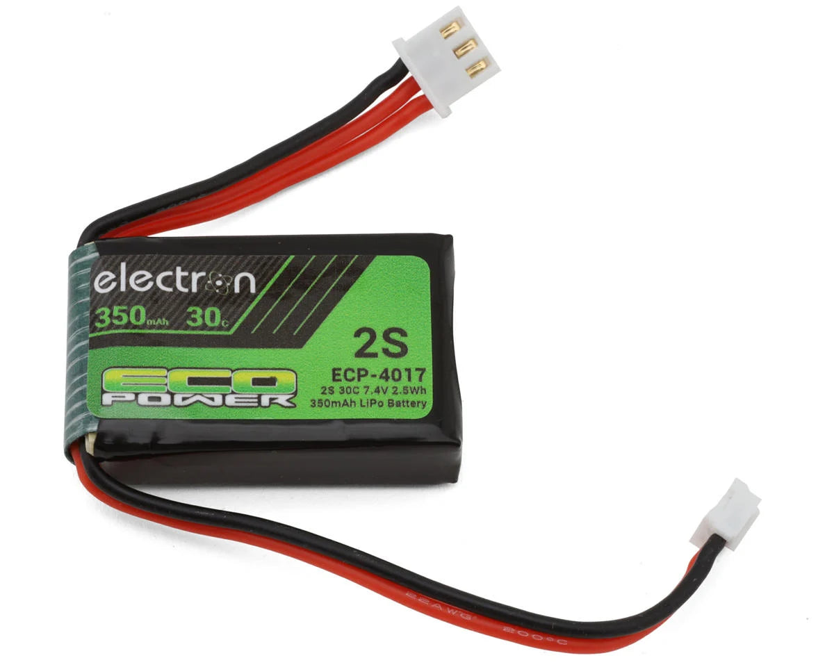 "Electron" 2S 30C LiPo Battery w/PH2.0 Connector (7.4V/350mAh) (Losi® Micro-B™)