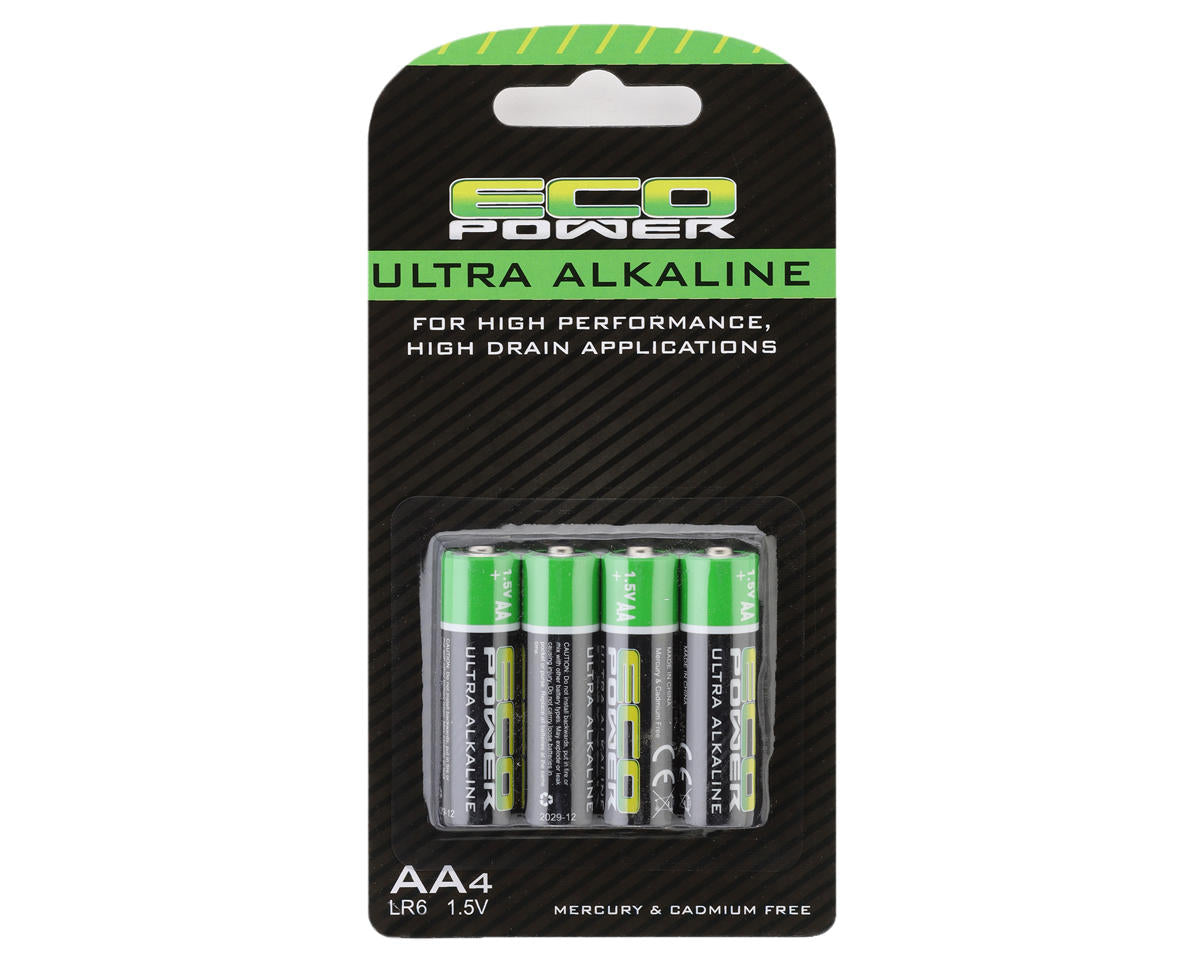 Ultra Alkaline AA Batteries (4) (Mercury & Cadmium Free)