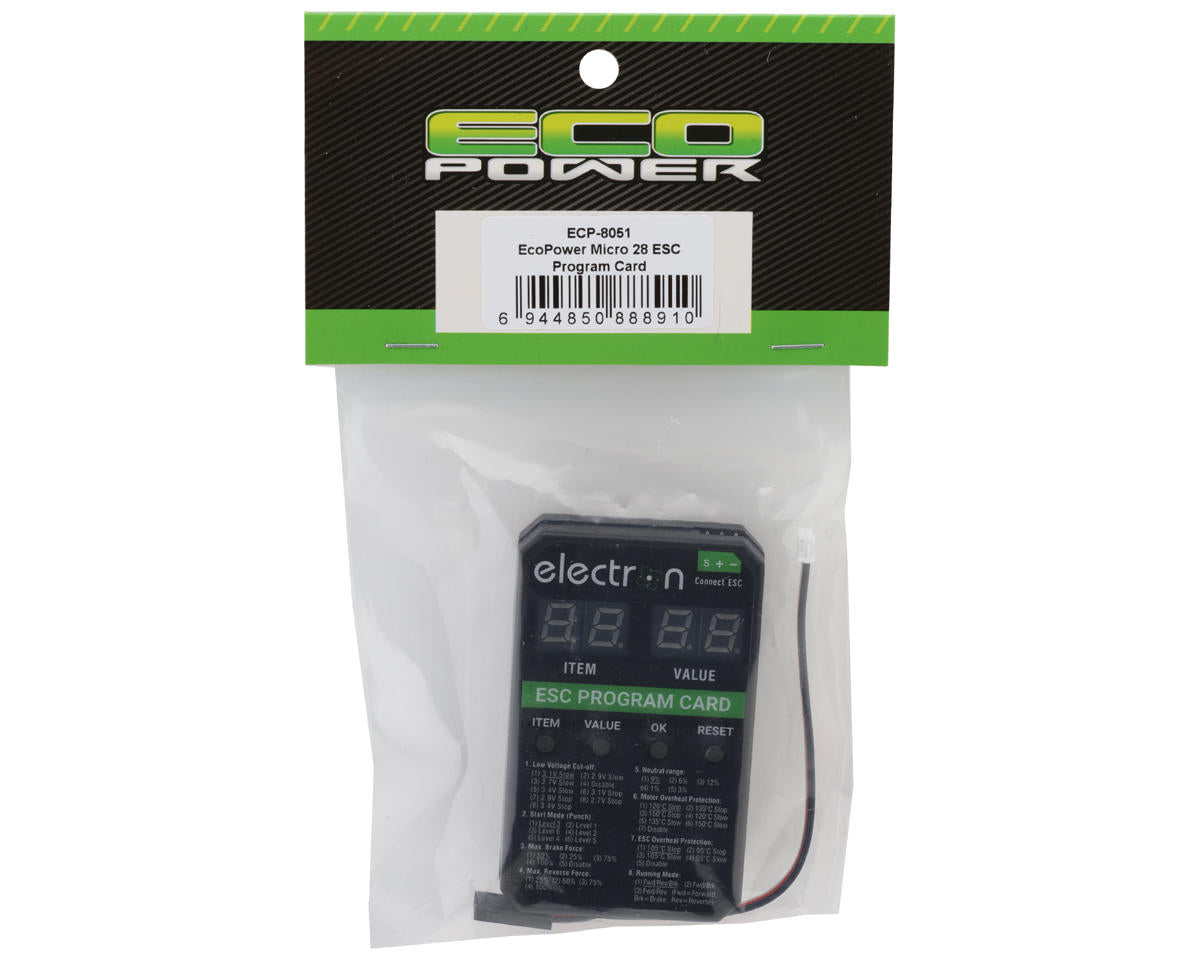 Micro 24 ESC Program Card for ECP-8050
