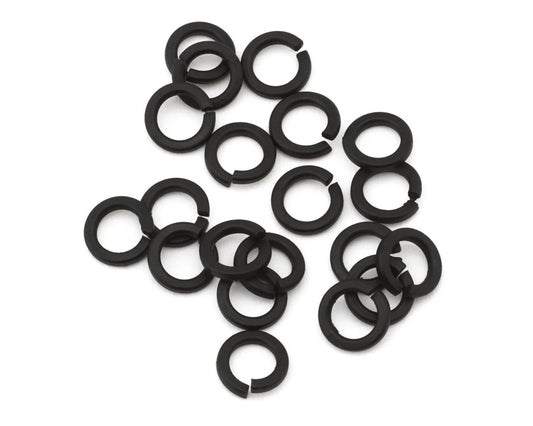3mm "High Strength" Black Lock Washers (20)