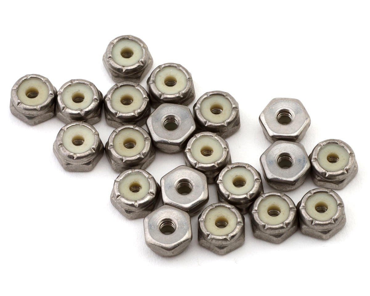 2-56 "High Strength" Standard ZP Steel Lock Nut (20)