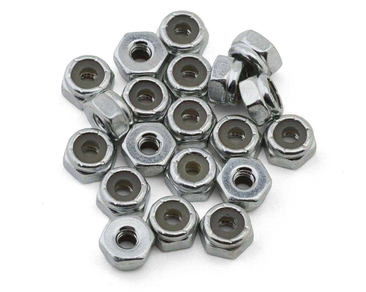4-40 "High Strength" Standard ZP Steel Lock Nuts (20)