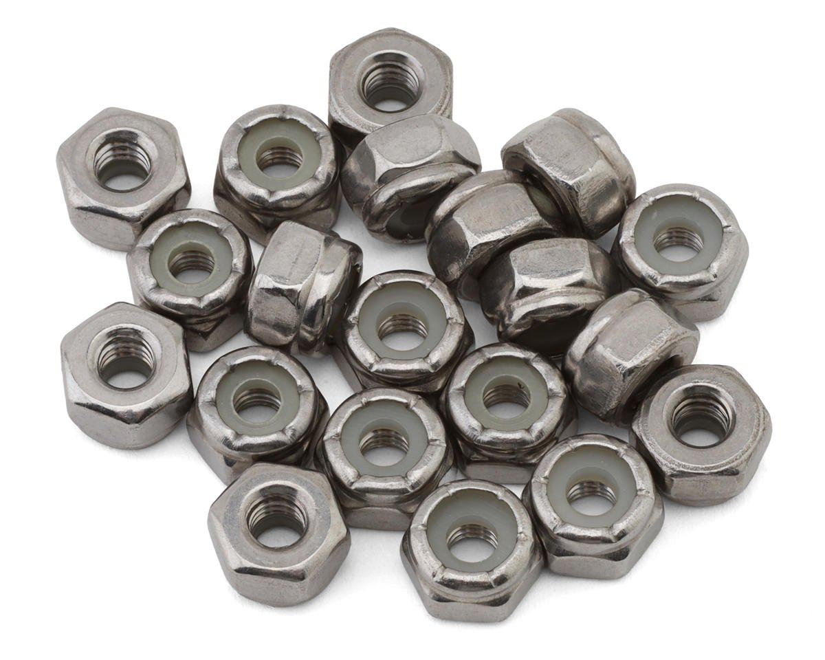 8-32 "High Strength" Standard ZP Steel Lock Nut (20)