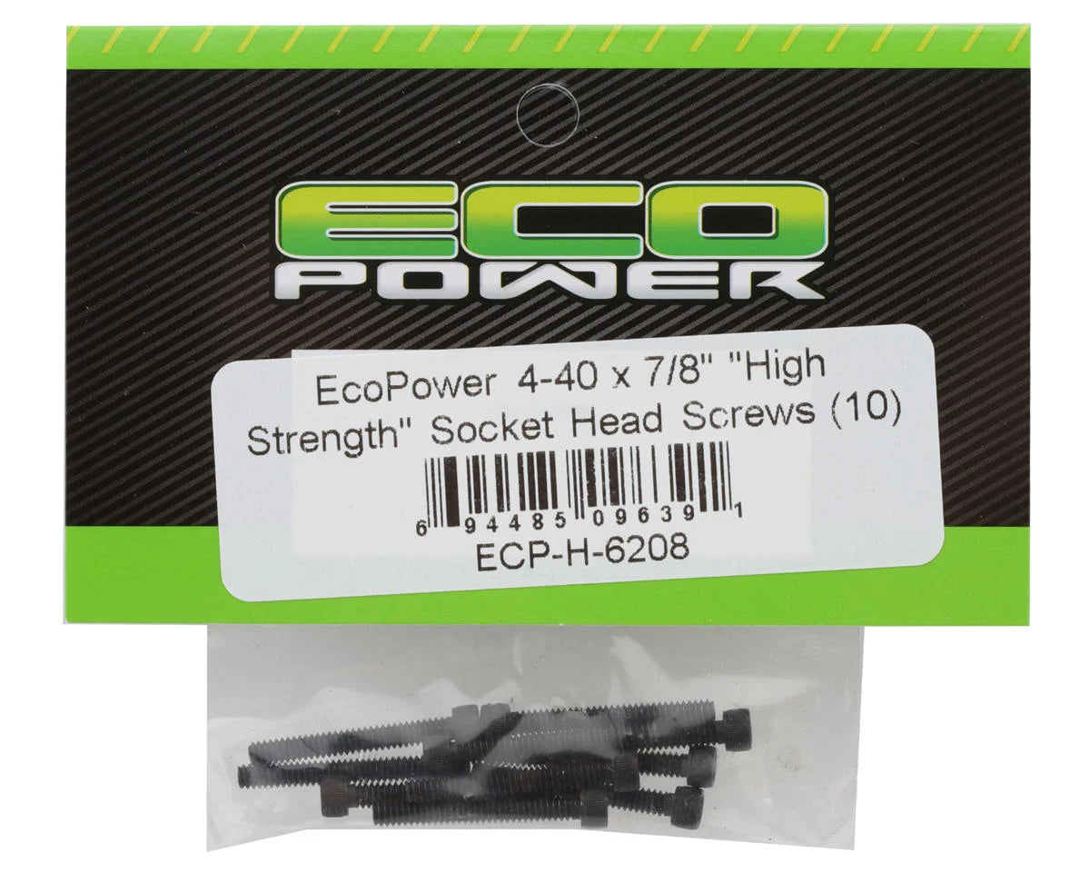 4-40 "High Strength" Socket Cap Head Screws (10) (4-40x7/8")