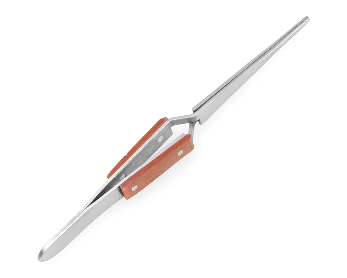 6 1/2" Straight Self Closing Tweezers