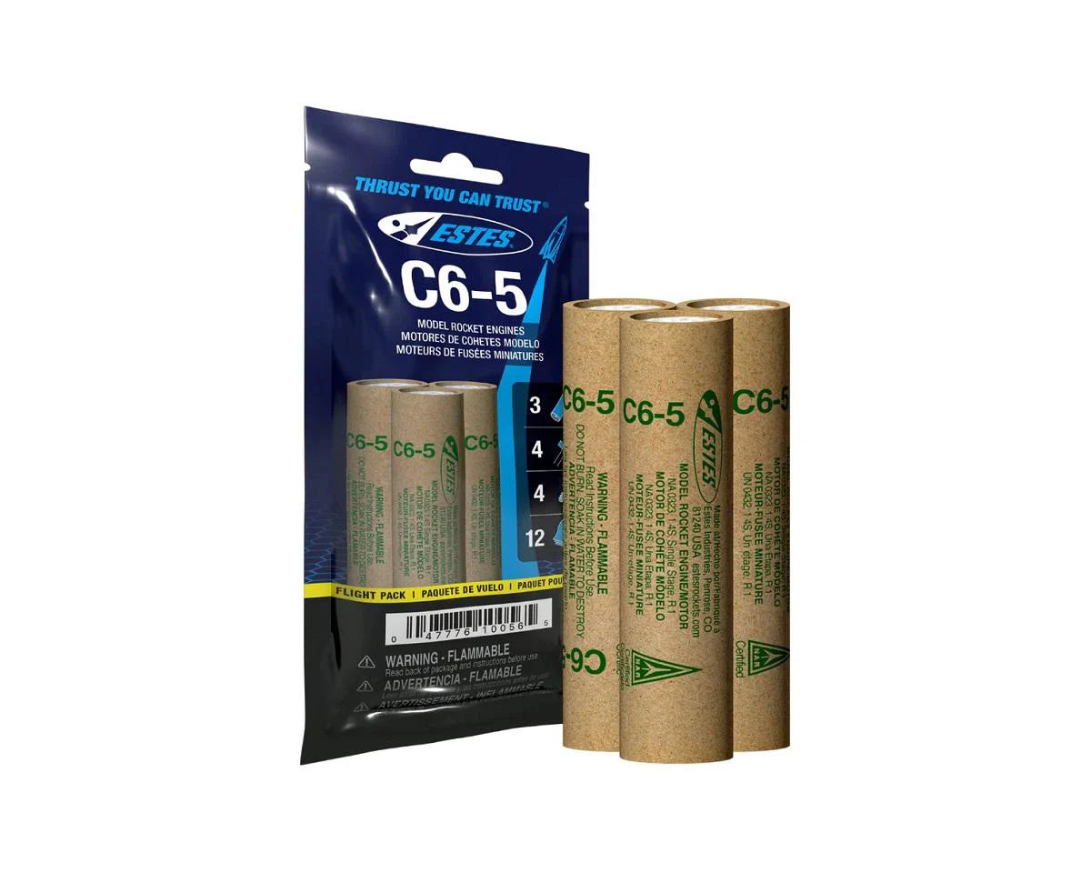 C6-5 Bagged Rocket Engines FP (Flight Pack) (3)